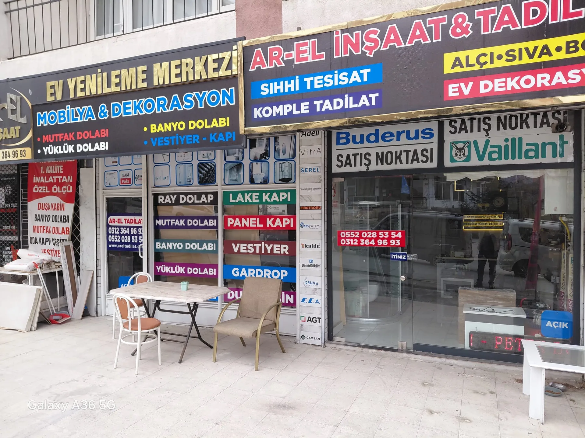 AR-EL İnşaat Tadilat Tesisat dükkânı, Çankaya